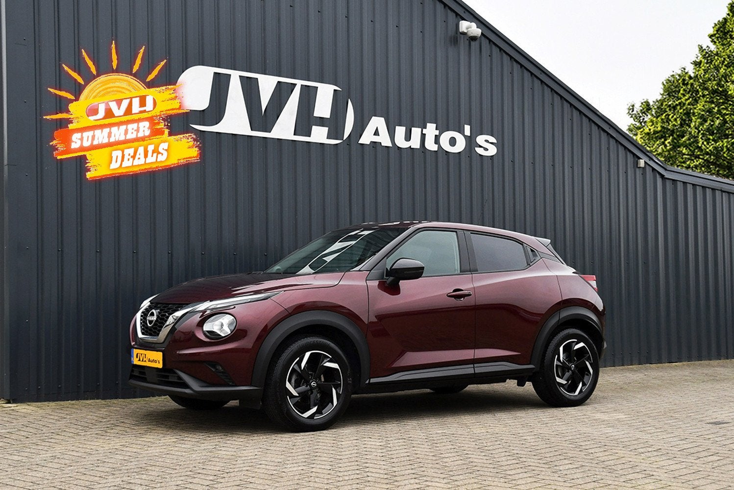 Nissan Juke 1.0 DiG-T AUT Acenta 10-2023 | BTW | Navi | Appl, Auto's, Nissan, Stof, Gebruikt, Huisgarantie, Met garantie (alle)