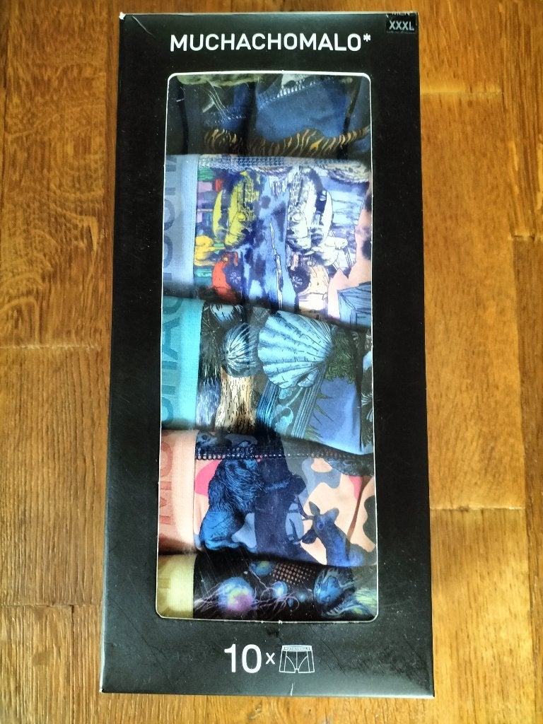 10 NIEUWE MUCHACHOMALO HERENSHORTS MAAT XXXL !, Verzenden, Overige kleuren, Muchachomalo, Boxer