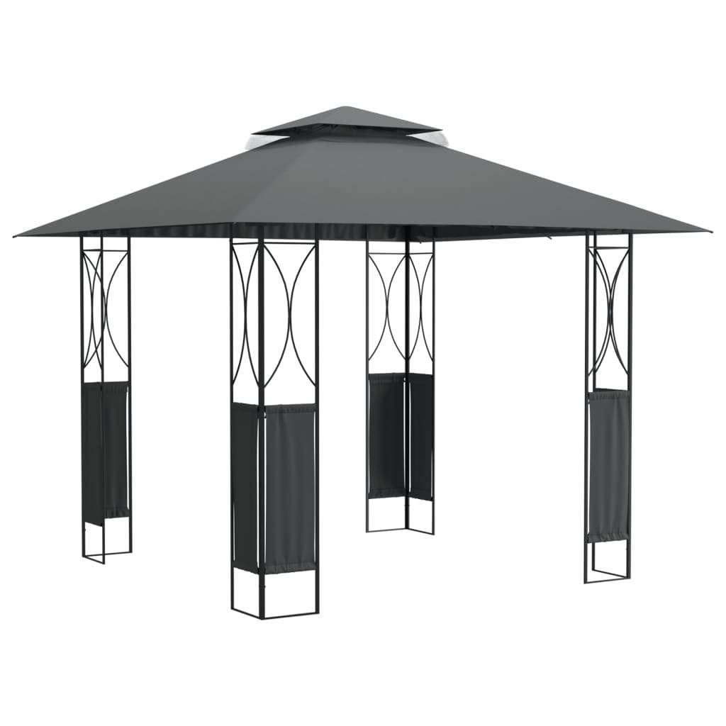 Paviljoen 3x3, partytent prieel antraciet GRATIS BEZORGD!, Verzenden, Minder dan 4 meter, Nieuw, Nvt