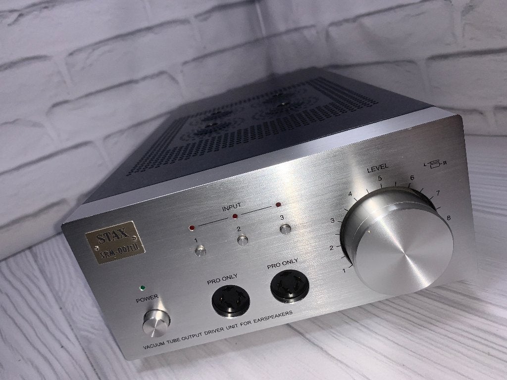 Stax SRM-007t II Elektrostatische versterker voor de 007 MK2, Verzenden, Zo goed als nieuw, Analoog