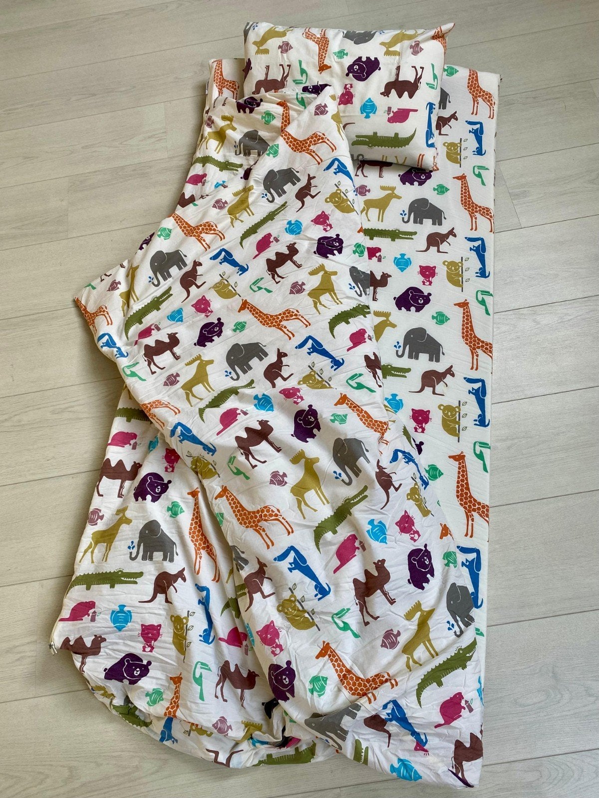 Duvalay kinder dekbed/slaapzak met matrasje, Ophalen of Verzenden, Gebruikt