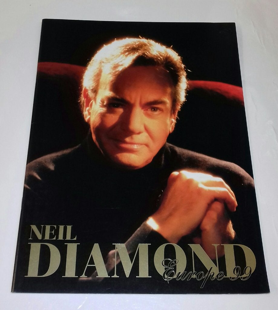 Neil Diamond TOURBOOK PROGRAMMA 1999 Europe Tour, Verzamelen, Verzenden, NvT, Neil Diamond, Boek, Tijdschrift of Artikel