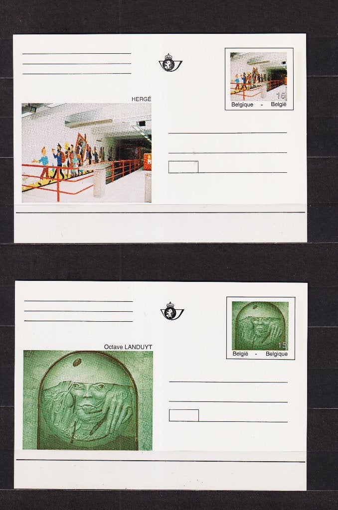België 1993 Geïllustreerde briefkaarten BK44-BK45 **, Postzegels en Munten, Ophalen, Postfris, Postfris
