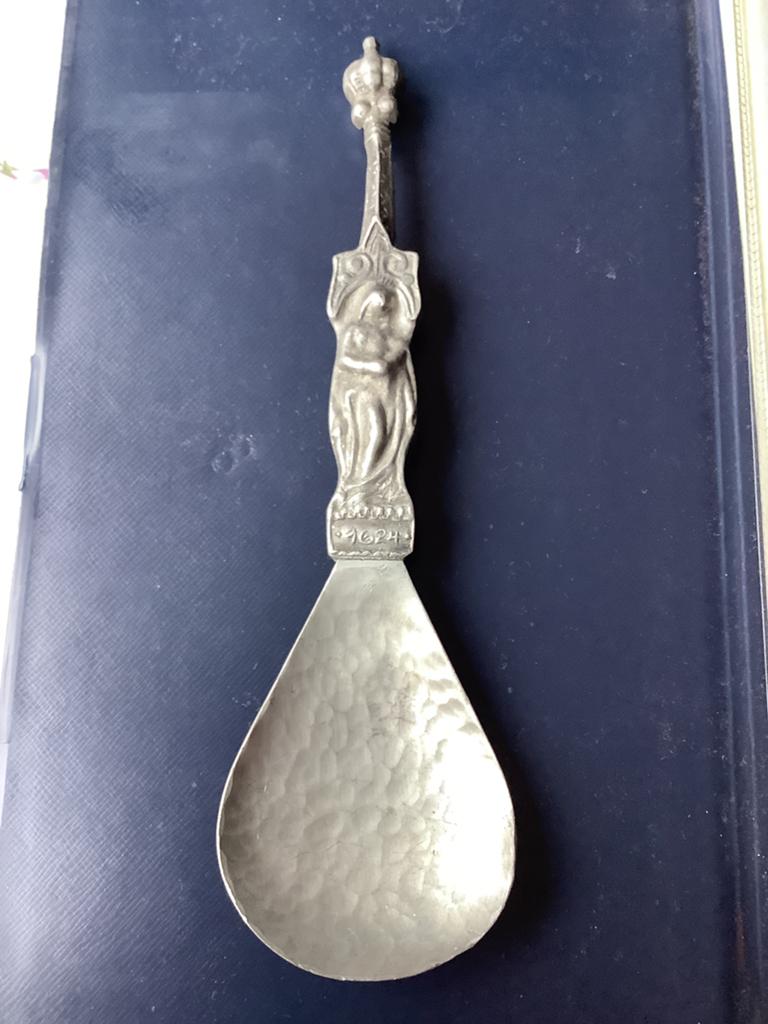 Tinnen lepel, Ophalen of Verzenden