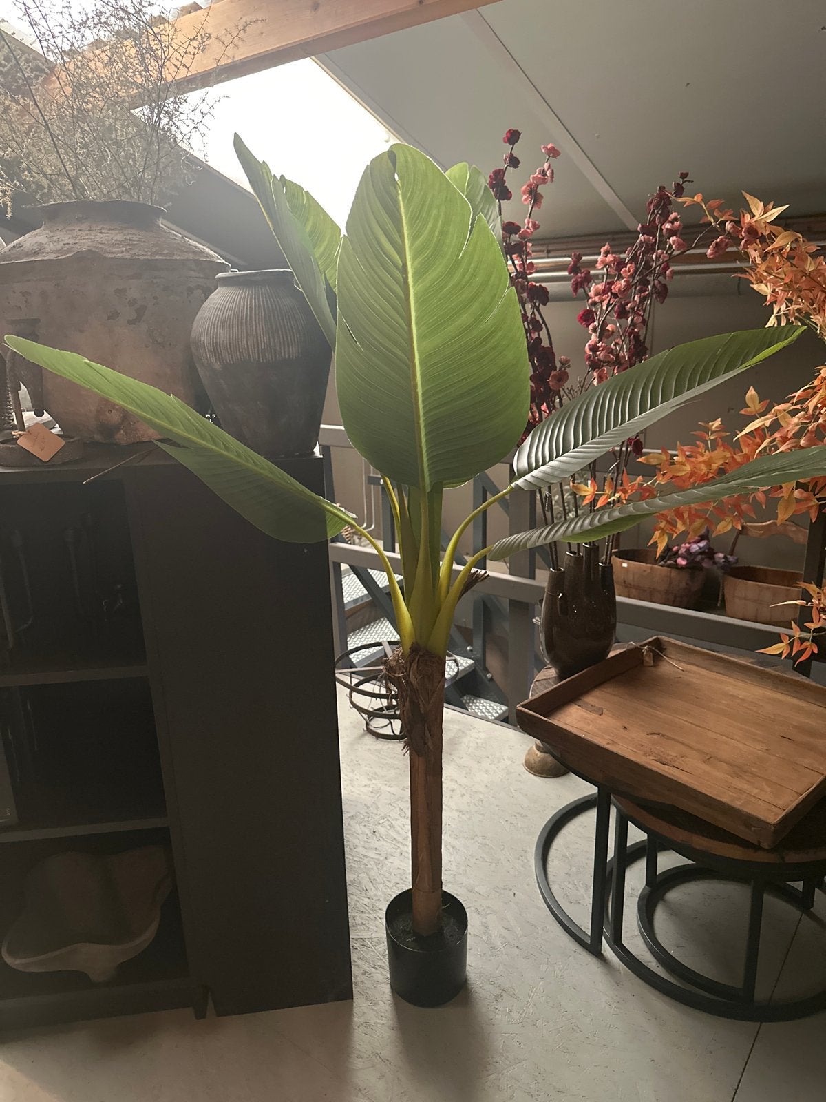 Kunstplant Banaan - Realistische Bananenboom Decoratie, Ophalen