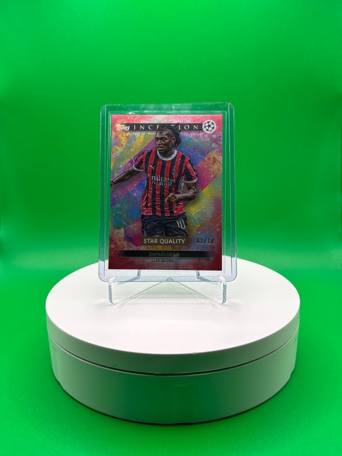 Rafael Leão Topps Inception Star Quality 2/10 AC Milan 24/25, Ophalen of Verzenden, Nieuw, Buitenlandse clubs, Spelerskaart