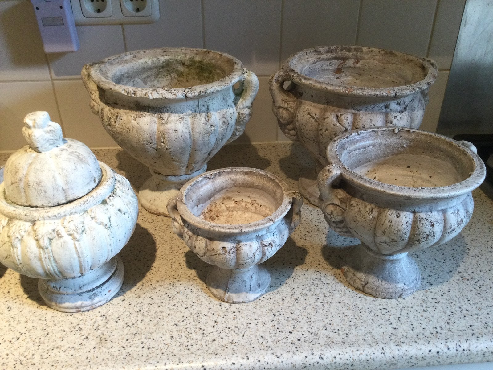 Potten voor buiten, Tuin en Terras, Tuinbeelden, Ophalen of Verzenden, Steen