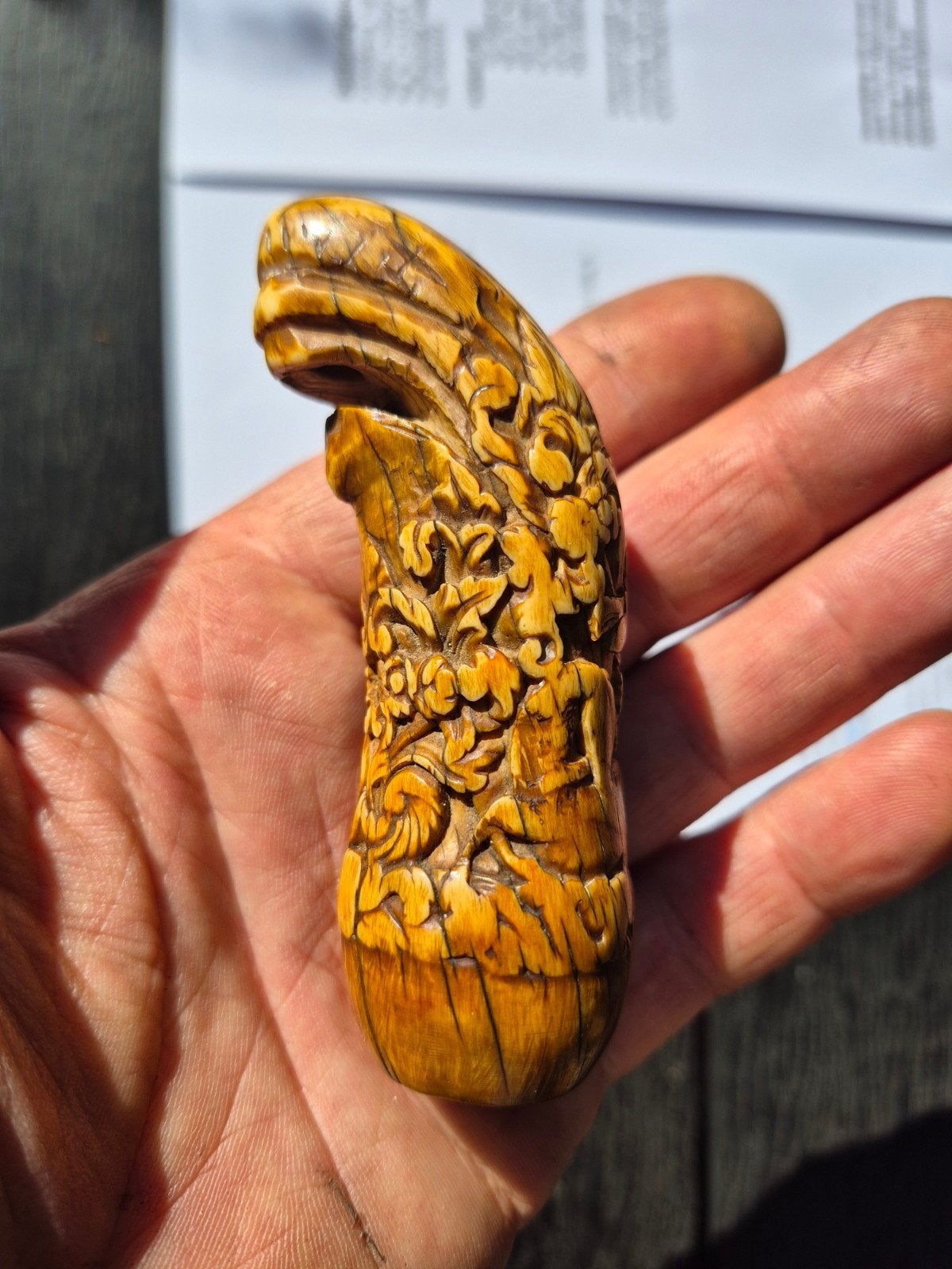 keris greep Madura antiek, Antiek en Kunst, Ophalen of Verzenden