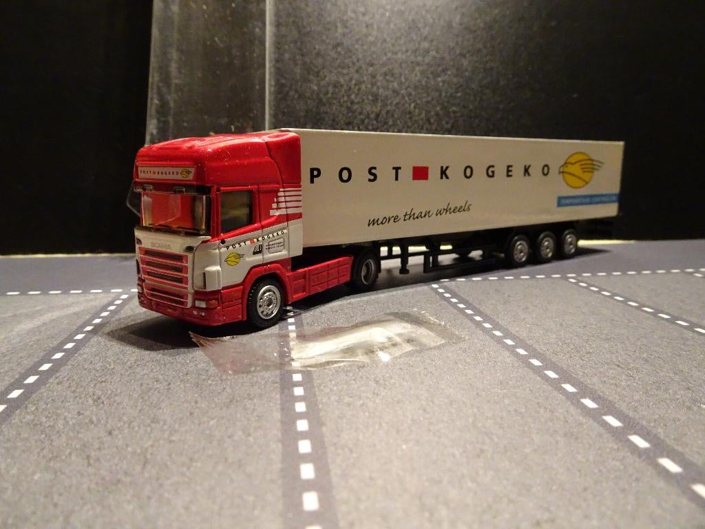 663 wsi promotoys ? scania r post kogeko koeler 1:87 truck, Ophalen of Verzenden, Zo goed als nieuw, Bus of Vrachtwagen, Overige merken