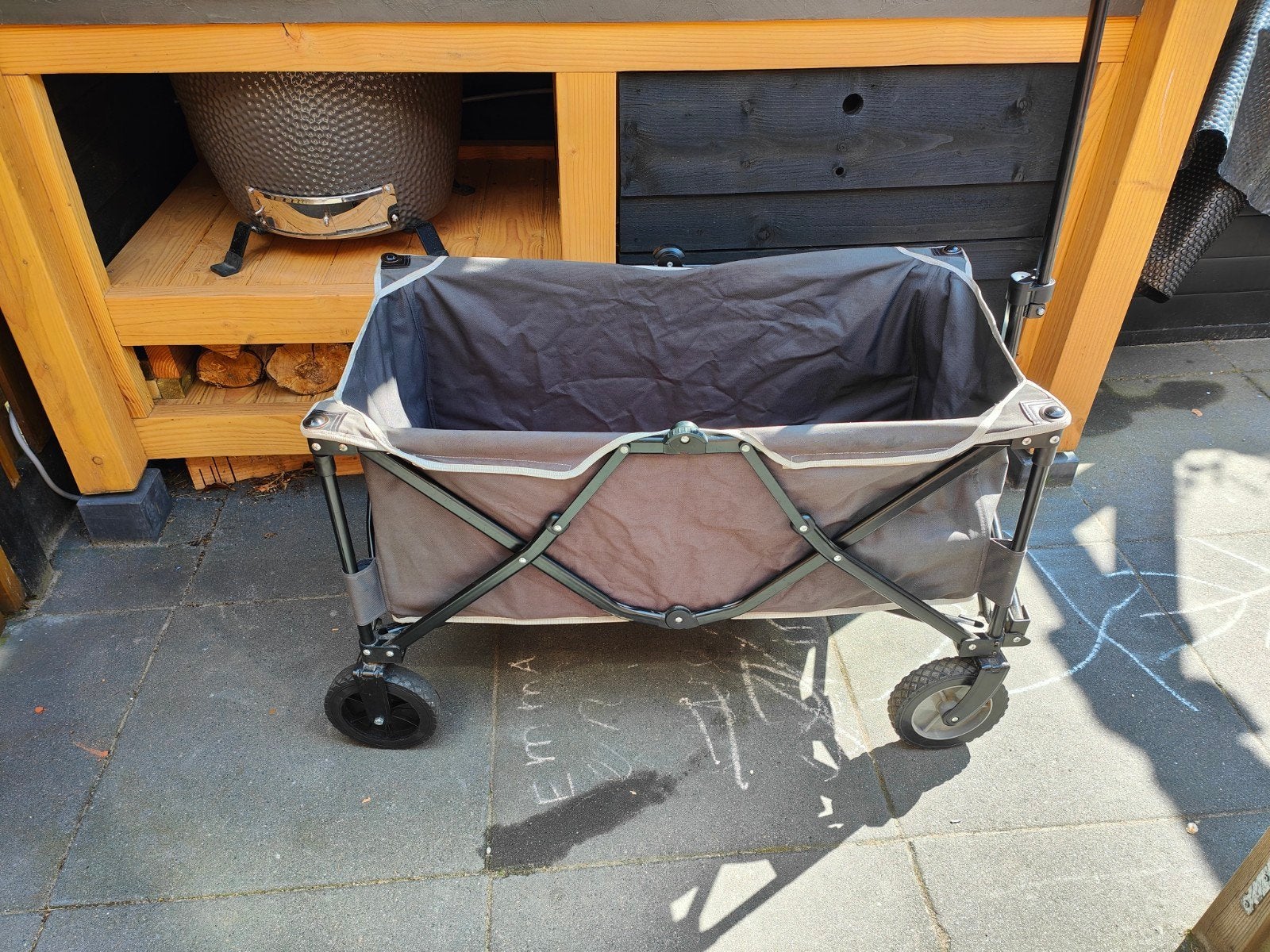 Opvouwbare bolderkar Obelink, Caravans en Kamperen, Bolderkarren, Ophalen of Verzenden, Gebruikt
