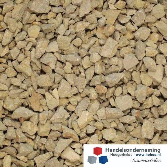 Dolomiet split okergeel beige siersplit looppad oprit border, Overige materialen, Verzenden, Nieuw, Split