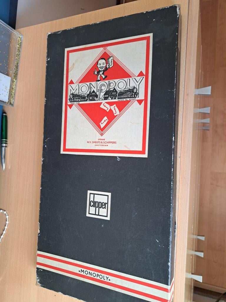 Oude Monopoly Clipper Editie, Gebruikt, Clipper, Ophalen of Verzenden, Vijf spelers of meer