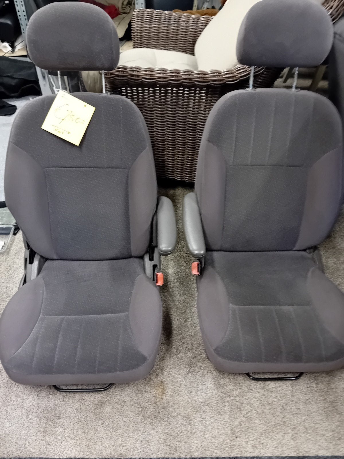 Camperstoelen Fiat Ducato & Renault Master 1992-2006, Caravans en Kamperen, Ophalen