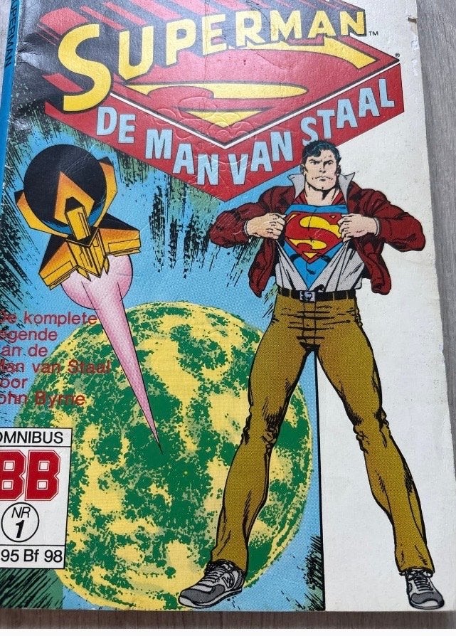 Superman: De Man van Staal - Omnibus BB Nr 1 (1995), Eén stripboek, Ophalen of Verzenden, Gelezen