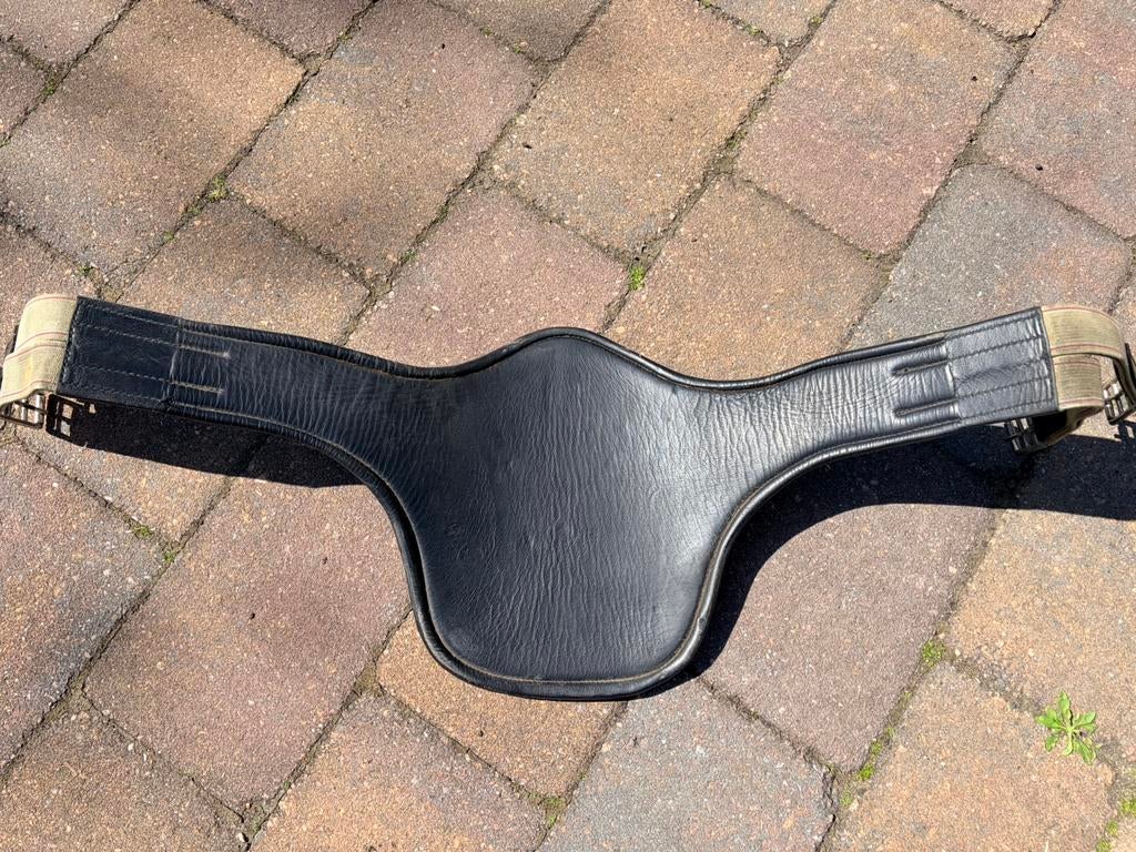 Zwarte buikflapsingel maat 120cm met elastiek, Dieren en Toebehoren, Ophalen of Verzenden, Gebruikt, Springen