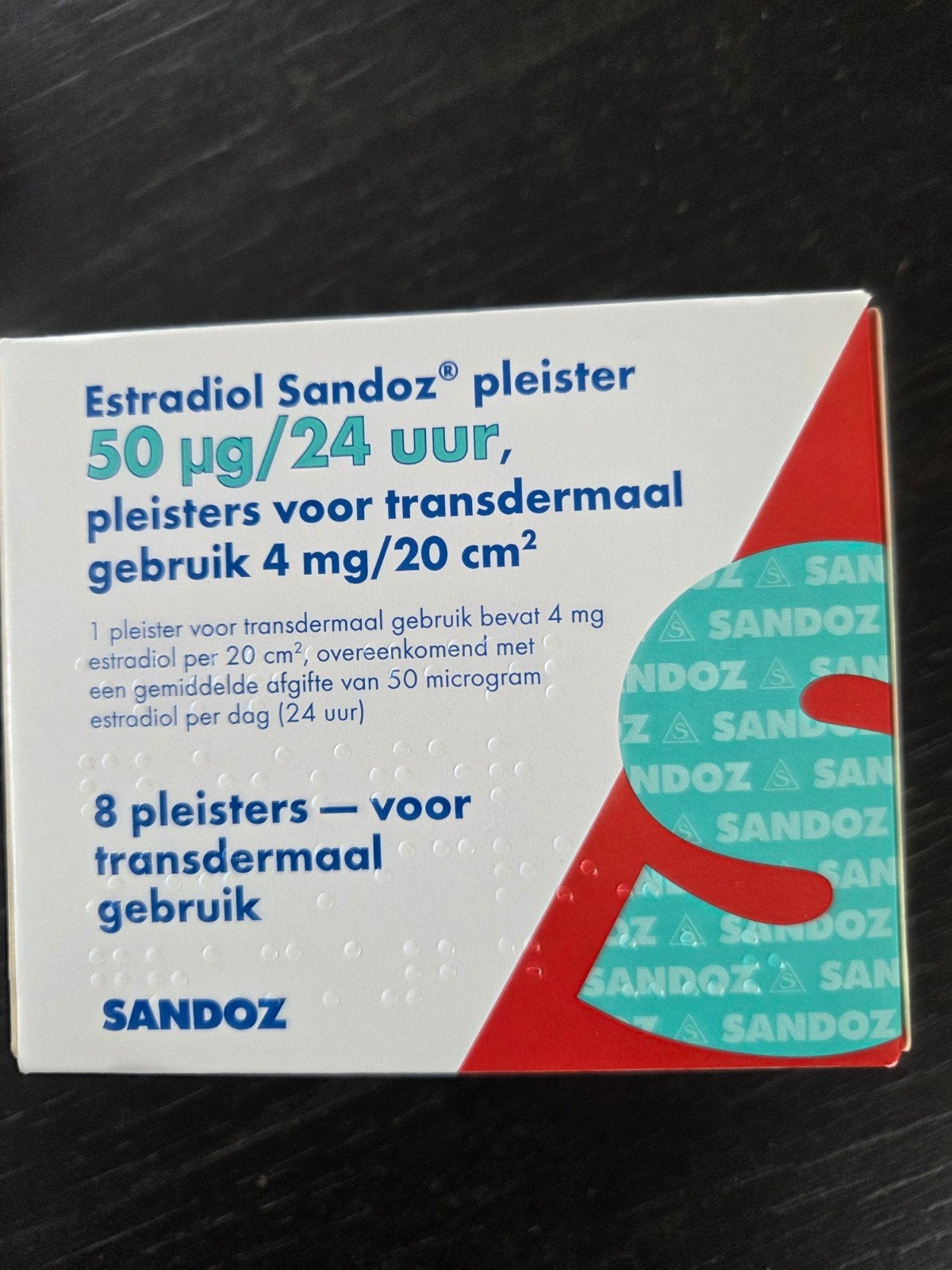 Estradiol hormoonpleisters 50 µg/24 uur (12 stuks), Ophalen of Verzenden, Nieuw, Overige typen