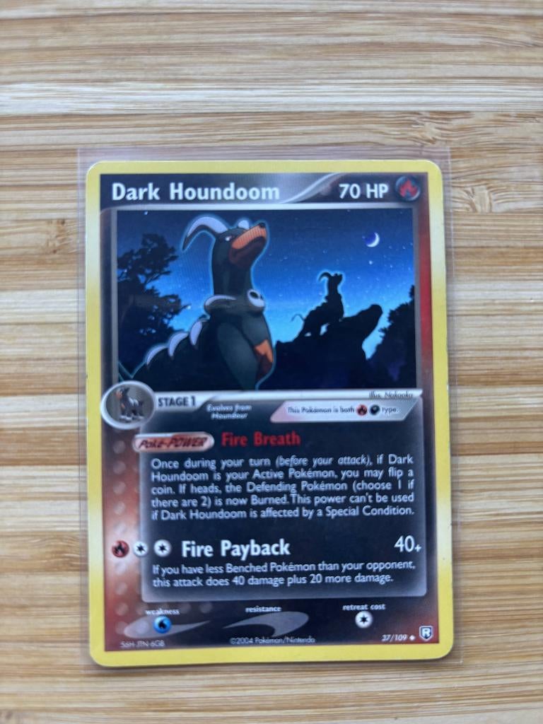 Dark Houndoom 37/109, Verzenden, Zo goed als nieuw, Losse kaart