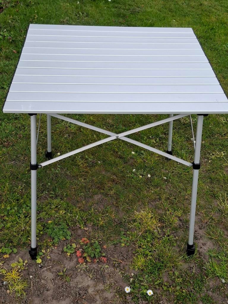 Roltafel aluminium in draagtas, Caravans en Kamperen, Kampeermeubelen, Ophalen