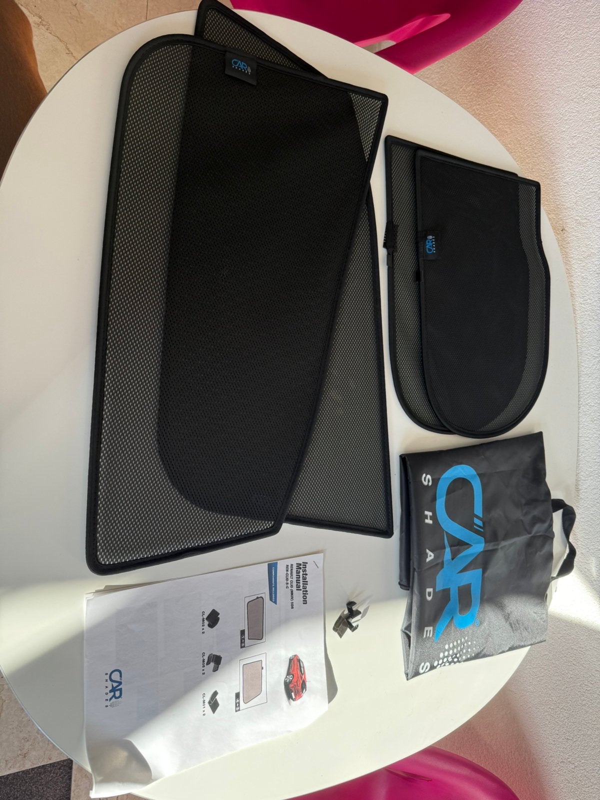 Car Shades zonneschermen Renault Clio IV (5-deurs) 2012-2019, Ophalen of Verzenden, Zo goed als nieuw