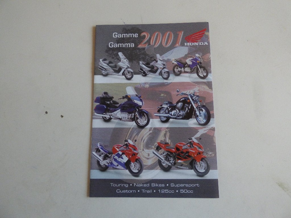 HONDA FOLDER MODELLEN 2001, Ophalen of Verzenden, Honda
