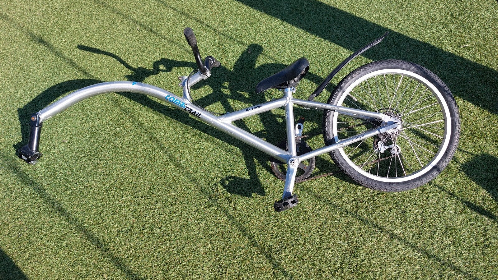 Combitrail aluminium aanhanger fiets met 6 versnellingen, Ophalen