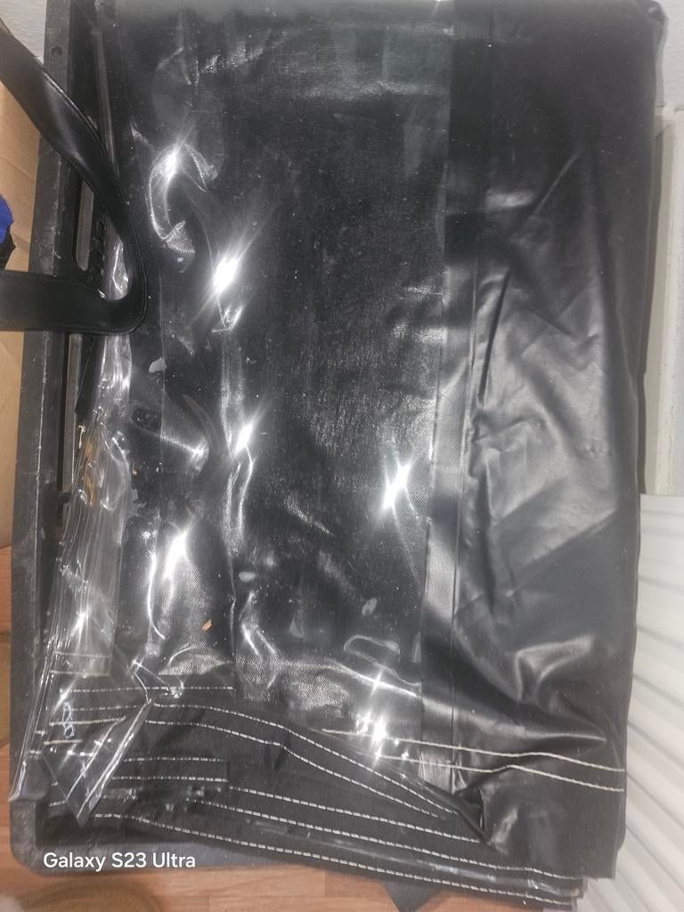 3 marktzeilen en 2 zijzeilen zwart verlichting en toebehoren, Gebruikt, Partytent, 4 tot 6 meter, 8 meter of meer