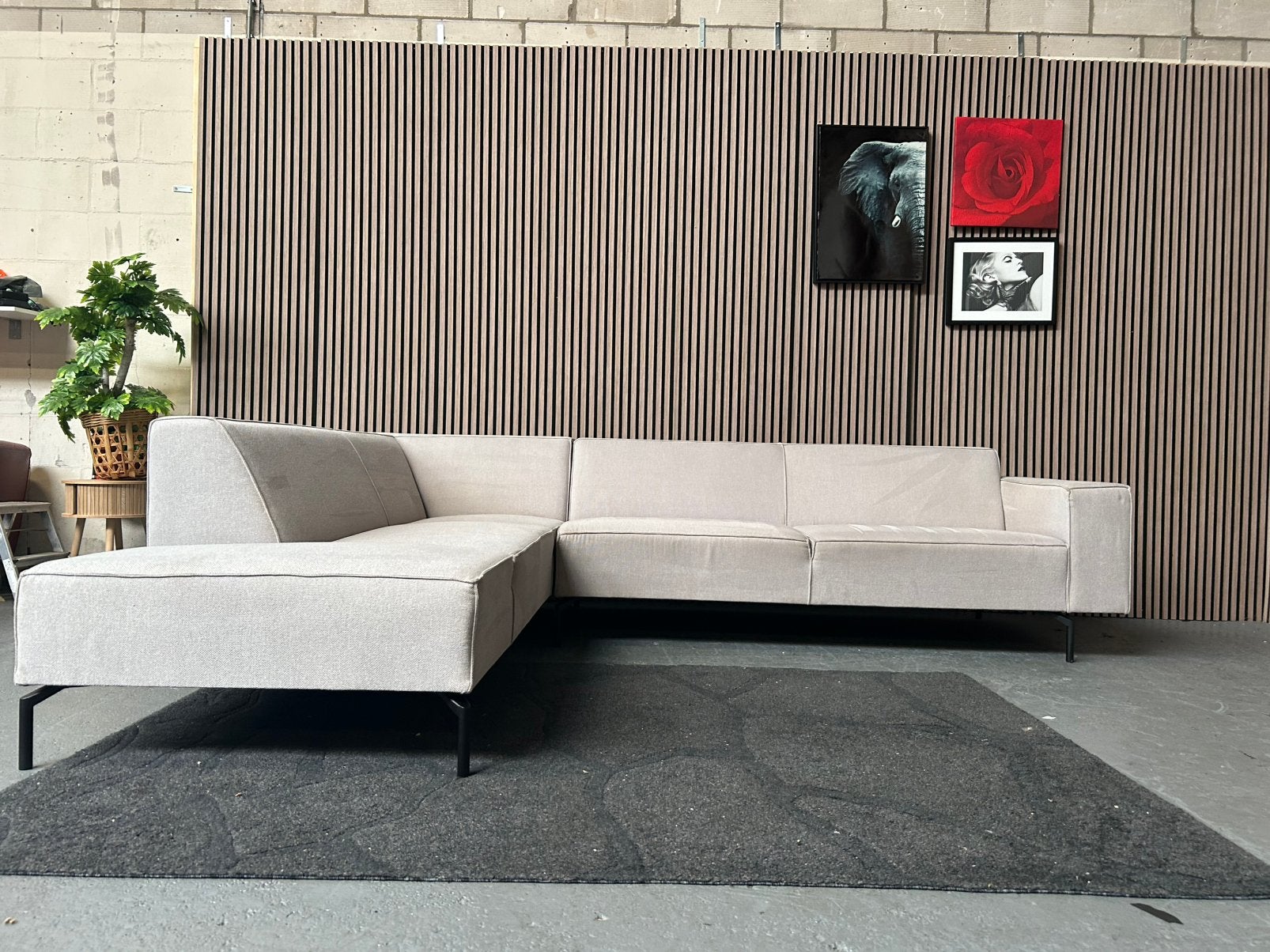 GRATIS LEVERING BySidde Nord Hoekbank 290X235 GEREINIGD, 250 tot 300 cm, Hoekbank, Zo goed als nieuw, Vierpersoons of meer