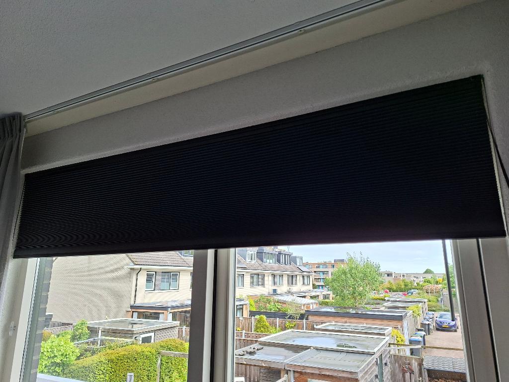 zonnewering binnen, Ophalen, Verduisterend, 100 tot 150 cm, Zo goed als nieuw