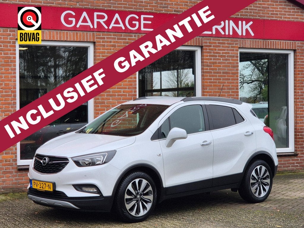 Opel Mokka X 1.4 Turbo Innovation 140PK 5drs clima, cruise,, Auto's, Opel, Voorwielaandrijving, Gebruikt, Euro 6, Leder en Stof