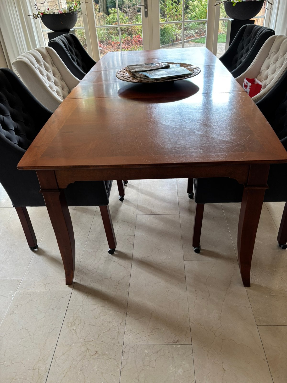 Complete inrichting woonkamer hal van Triumph, Ophalen, Zo goed als nieuw, Kersenhout