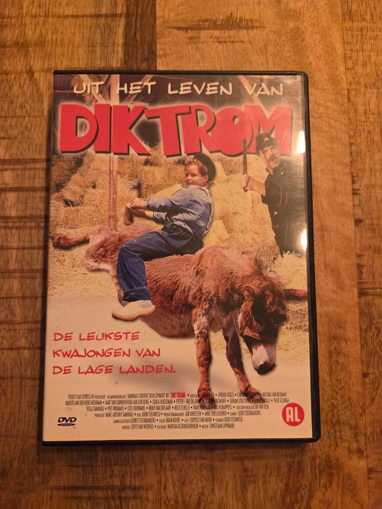 Uit het leven van Dik Trom dvd, Cd's en Dvd's, Alle leeftijden, Ophalen of Verzenden, Zo goed als nieuw