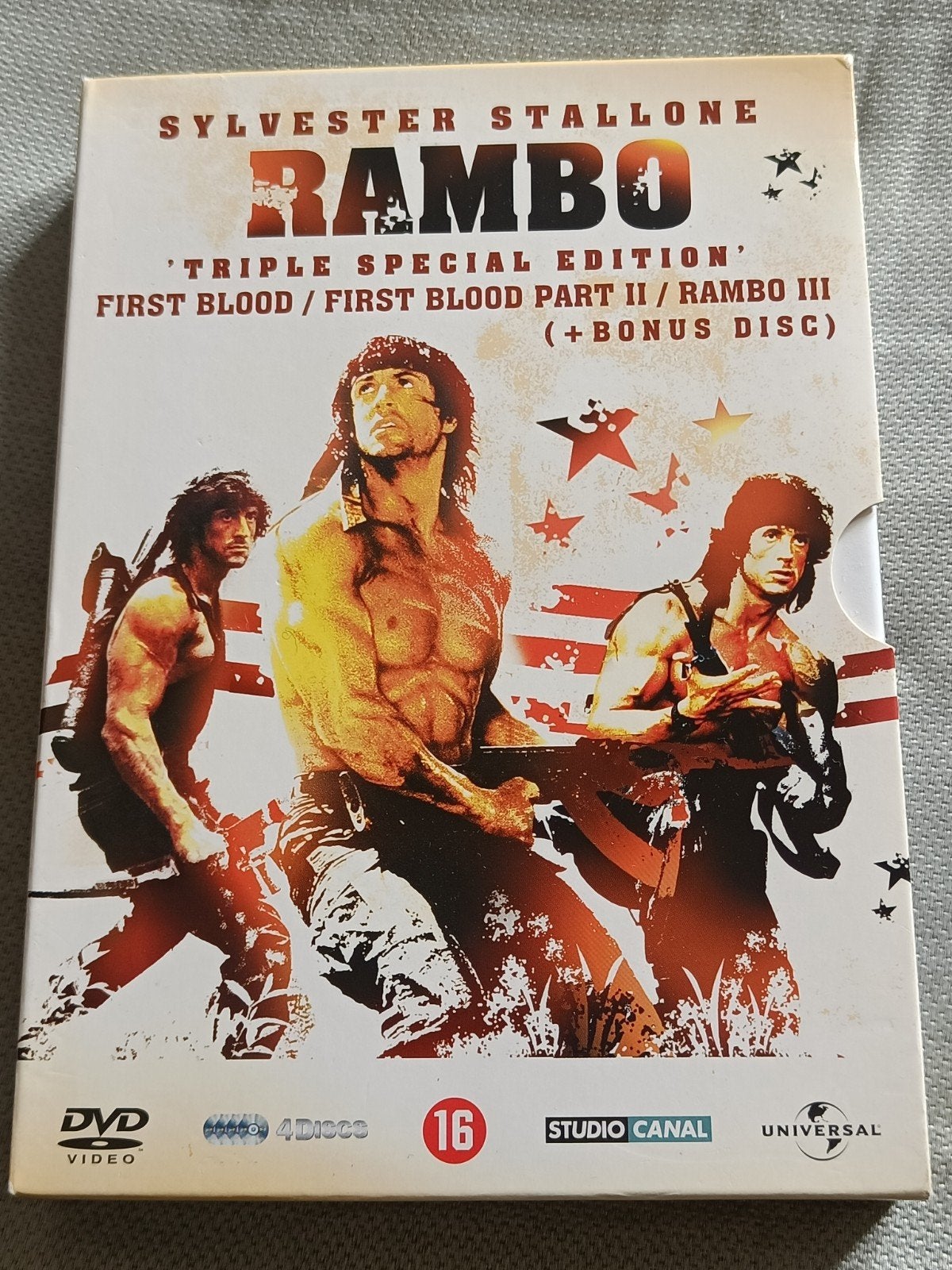 Rambo: Triple Special Edition (4 Discs), Engels, Vanaf 16 jaar, Nederlands, Actie