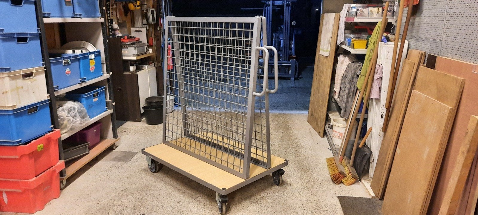 Materiaalwagen/montagewagen/transportkar/platenwagen/kar, Doe-het-zelf en Verbouw, Ophalen, Gebruikt