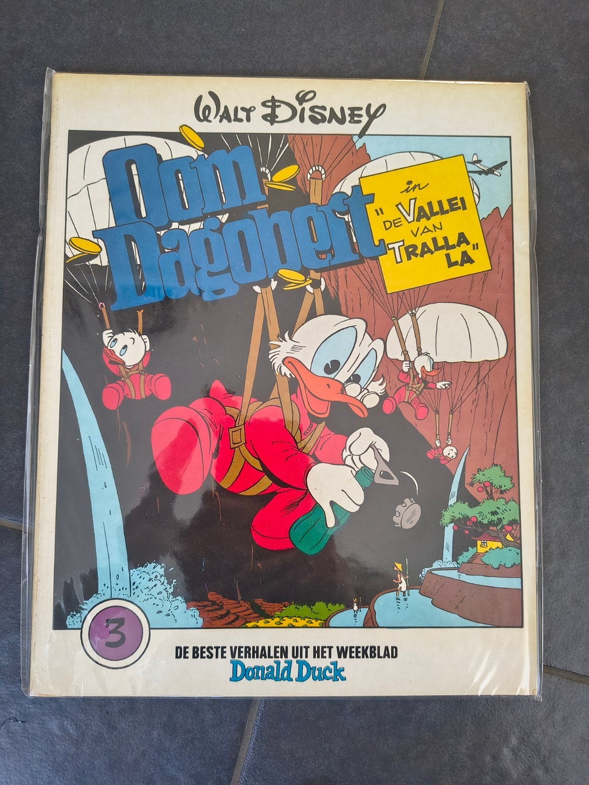 Oom Dagobert deel 3. 1e druk nieuwstaat, Ophalen of Verzenden, Zo goed als nieuw, Walt Disney, Eén stripboek