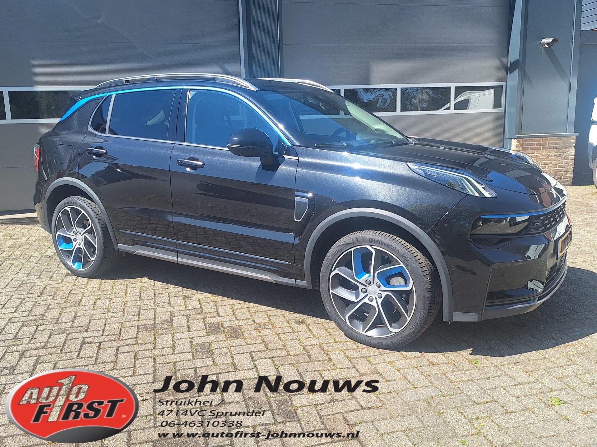 Lynk & Co 01 1.5, Auto's, Euro 6, Leder en Stof, Zwart, Plug-in hybride