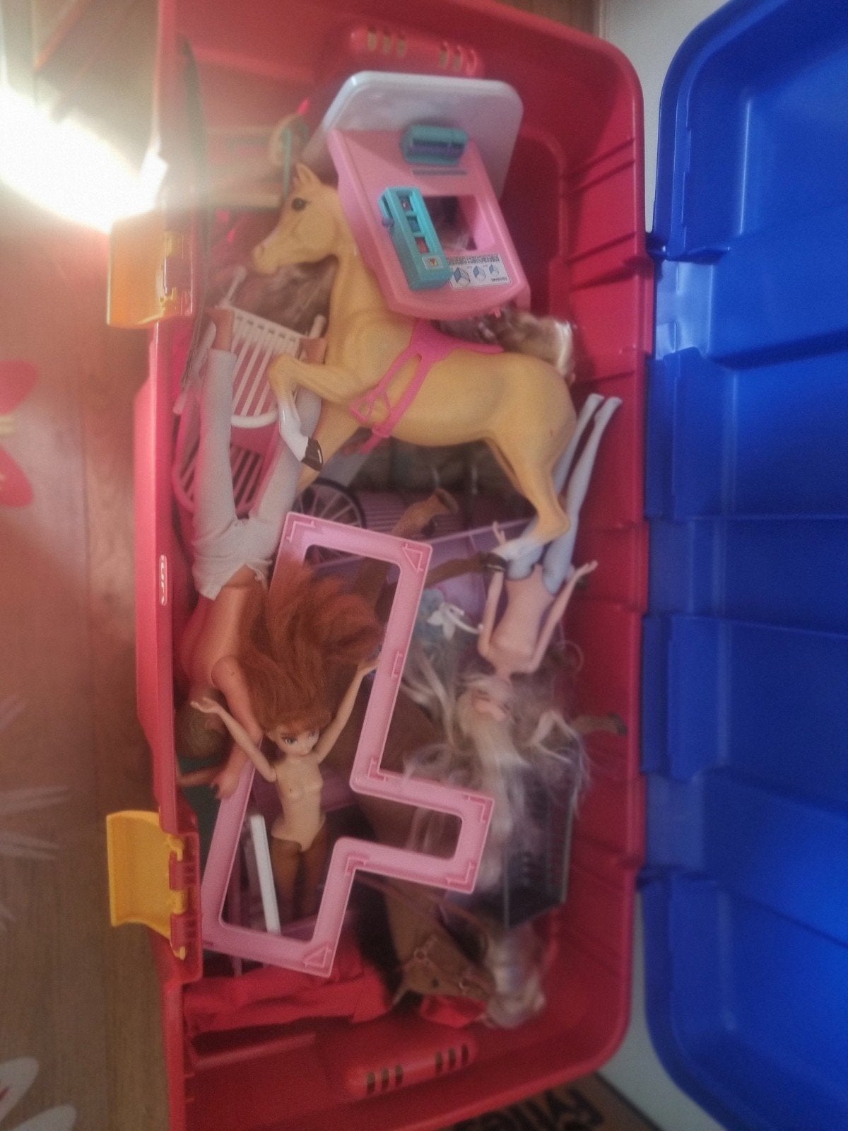 Barbie poppen,auto's, paarden., Ophalen, Gebruikt