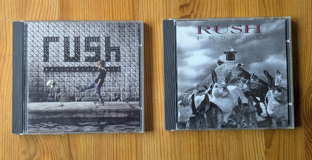 Rush CD's (2x), Cd's en Dvd's, Cd's | Hardrock en Metal, Zo goed als nieuw, Ophalen of Verzenden