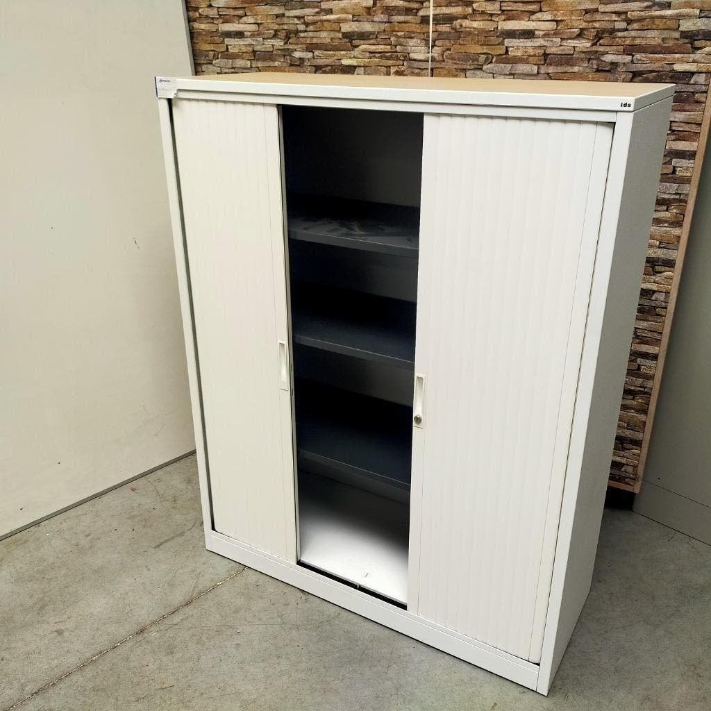 PARTIJ TDS roldeurkasten kasten opbergkast 153x120x47 cm, Huis en Inrichting, Kunststof, Gebruikt, Ophalen of Verzenden, 150 tot 200 cm