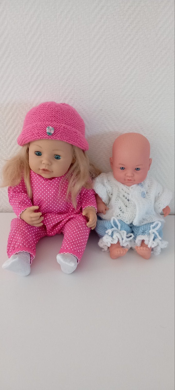 2 Poppen, Ophalen of Verzenden, Gebruikt, Babypop