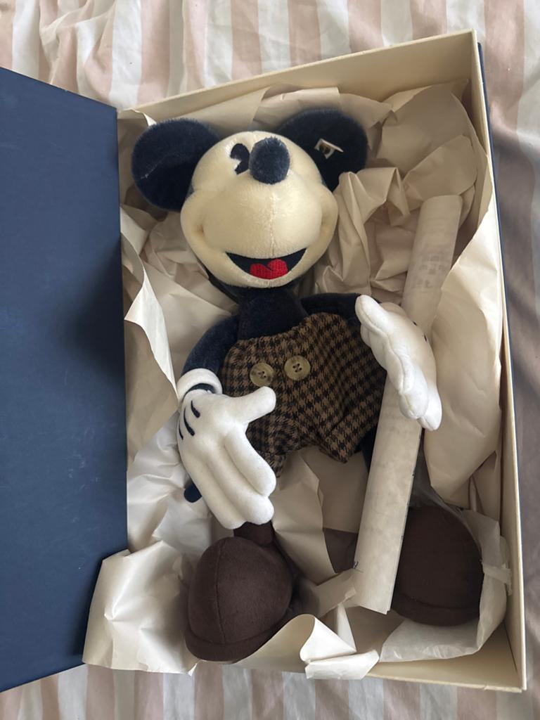Mickey Mouse Knuffel - La Maison de Donaldson, Met doos, Disney, Overige typen, Blauw