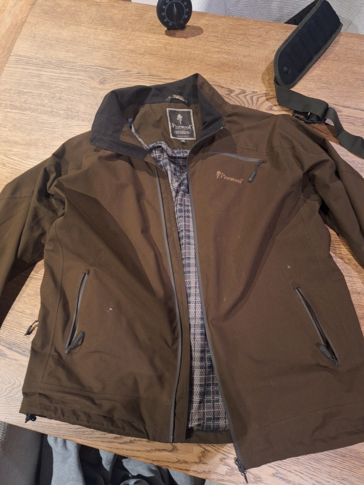 Pinewood jachtjas - Bruin - Maat L, Ophalen, Maat 52/54 (L), Bruin, Pinewood