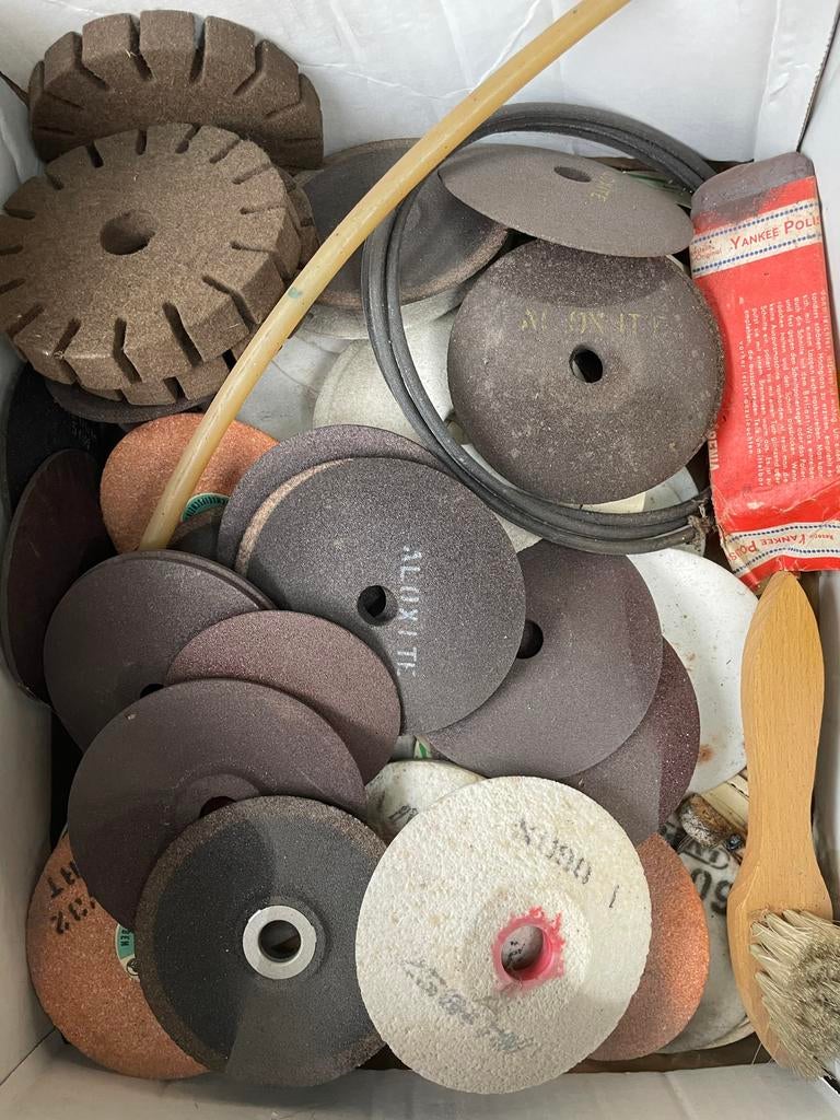 Slijpstenen voor schoenmakersmachine - Diverse soorten, Ophalen of Verzenden, Gebruikt, Minder dan 700 watt, Overige typen