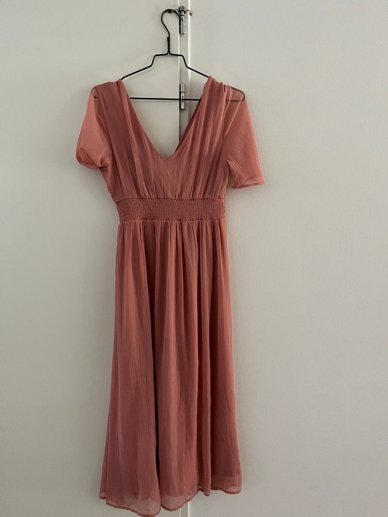 Mooie oudroze zomerjurk, maat S, Kleding | Dames, Vero Moda, Ophalen of Verzenden, Zo goed als nieuw, Roze