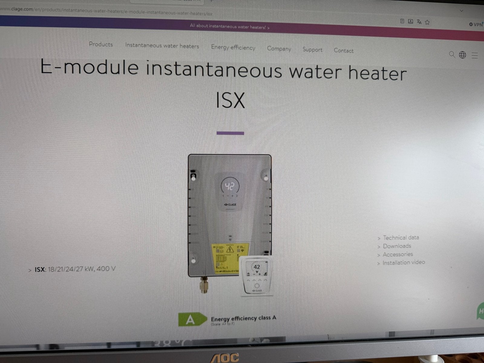 Clage E-module doorstroomboiler ISX Twin I - Nieuw, Doe-het-zelf en Verbouw, Ophalen of Verzenden, Nieuw