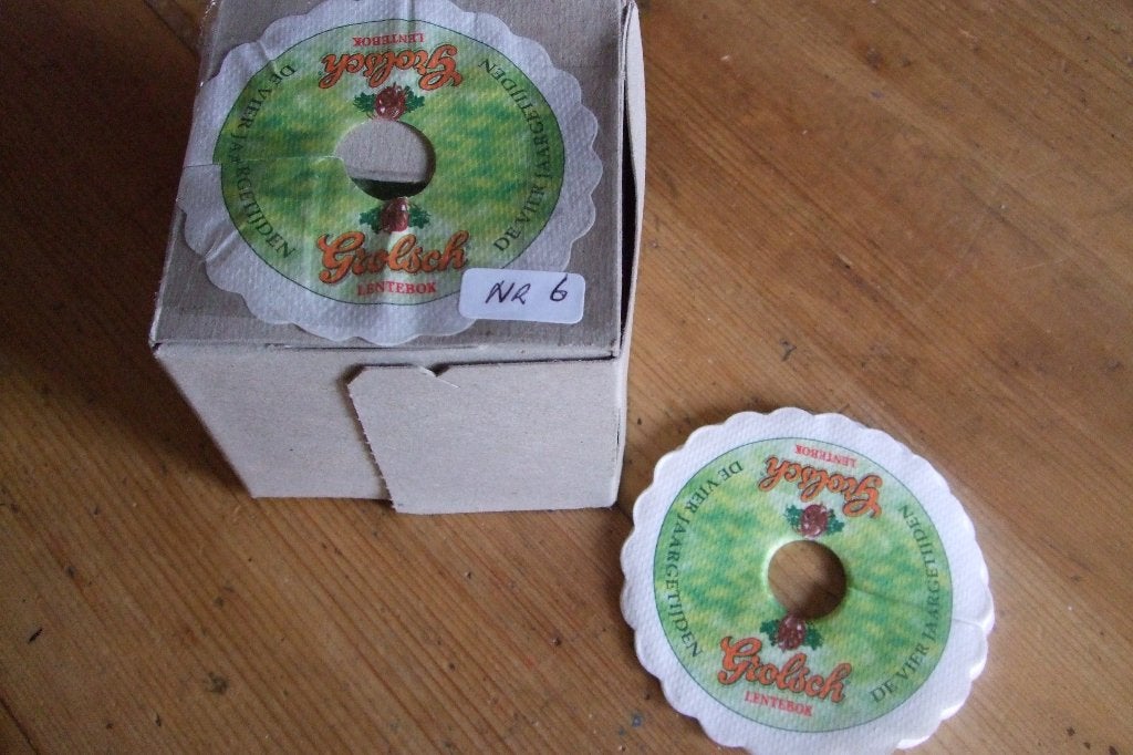 Grolsch dripmats (nr.6), Verzamelen, Ophalen of Verzenden, Nieuw, Overige typen, Grolsch