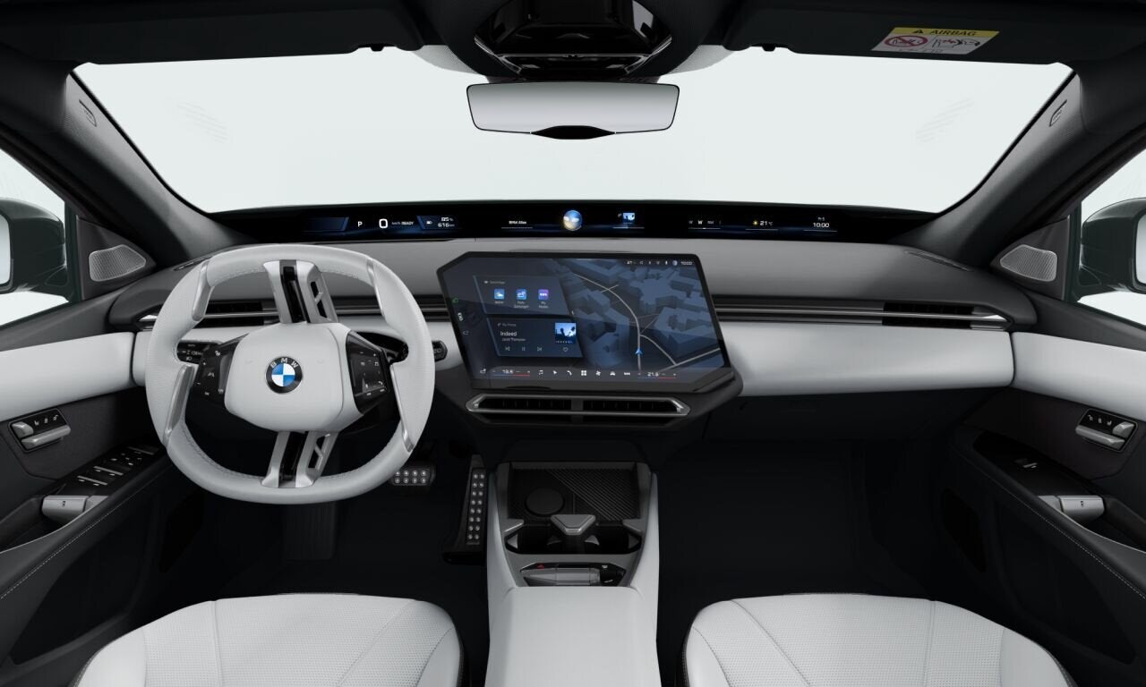 BMW i3 50 xDrive M Sport / Panoramadak / Trekhaak / 3D Head-, Auto's, Automaat, Dealer onderhouden, Zwart, Leder