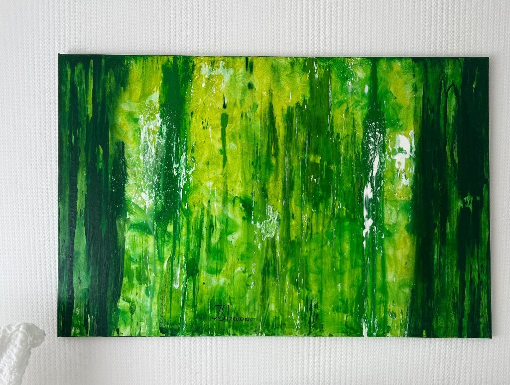 Jessica van Sleeuwen /Jessie's Artwork schilderij - 75 x 115, Ophalen