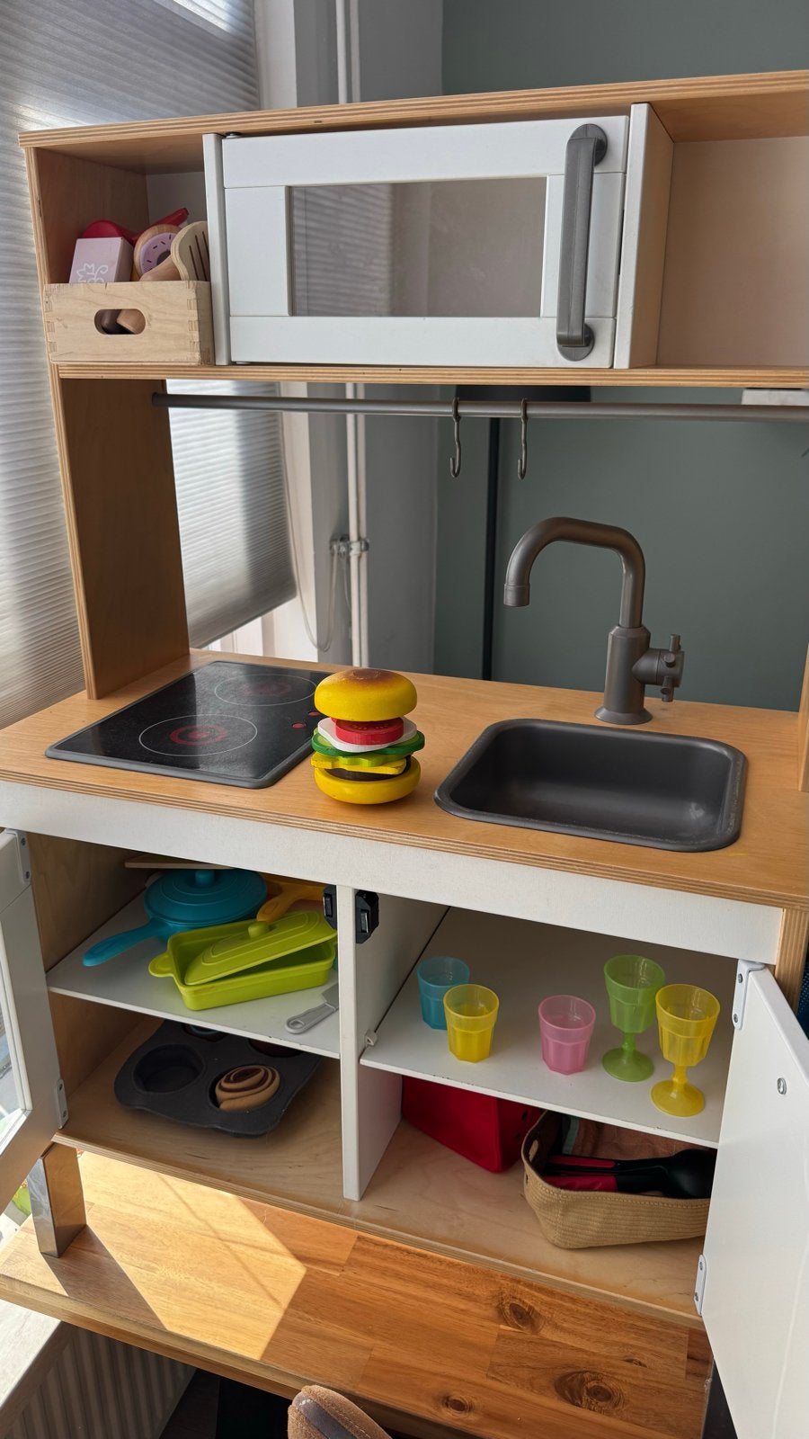 IKEA DUKTIG Speelkeuken met accessoires, Ophalen, Zo goed als nieuw, Hout, Speelkeuken