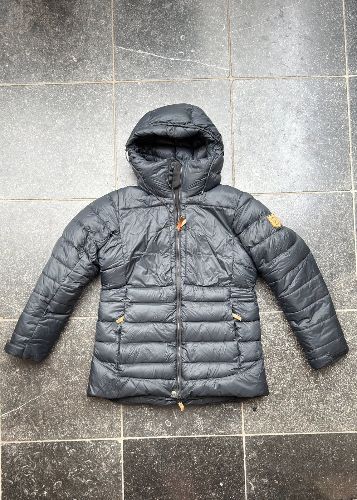 Fjällräven Keb Expedition Down Jacket winterjas, Ophalen, Nieuw, Maat 38/40 (M), Blauw