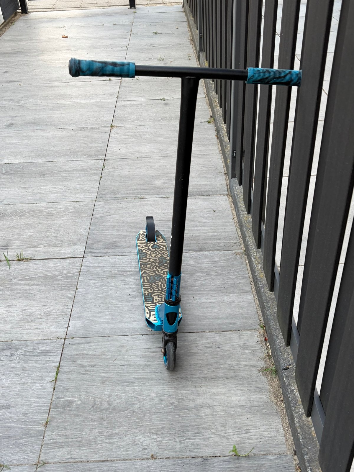 Whizz stuntstep - Blauw/Zwart, Ophalen of Verzenden, Gebruikt, Gewone step